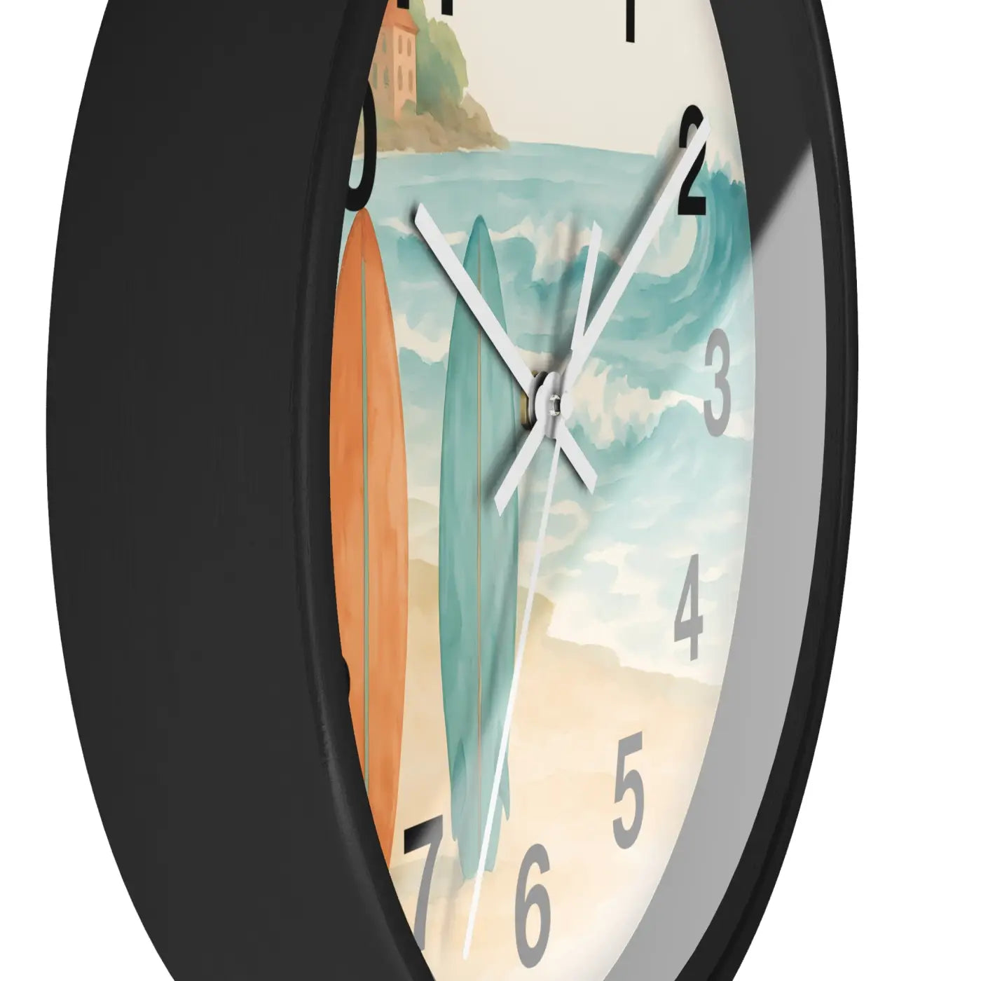 Surf Beach Wall Clock - Coastal Paradise Decor - DipaliZ