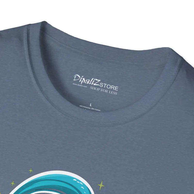 Cozy Comfort Tee - Catch Waves in Sustainable Materials - DipaliZ