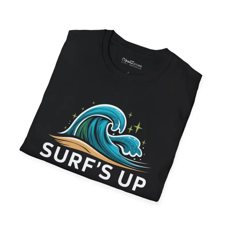 Cozy Comfort Tee - Catch Waves in Sustainable Materials - DipaliZ