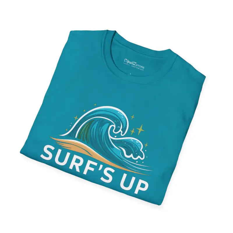 Cozy Comfort Tee - Catch Waves in Sustainable Materials - DipaliZ