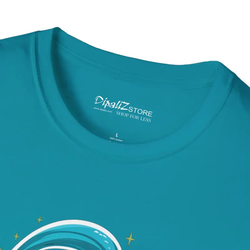 Cozy Comfort Tee - Catch Waves in Sustainable Materials - DipaliZ