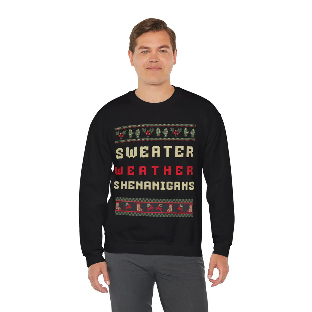 Sweater Weather Heavy Blend Crewneck - Cozy Vibes - DipaliZ