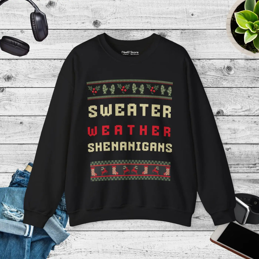 Sweater Weather Heavy Blend Crewneck - Cozy Vibes - DipaliZ