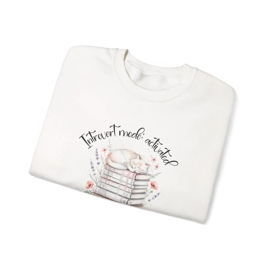 Cozy Reading Vibes Sweatshirt - Books Graphic Tubular Knit - DipaliZ