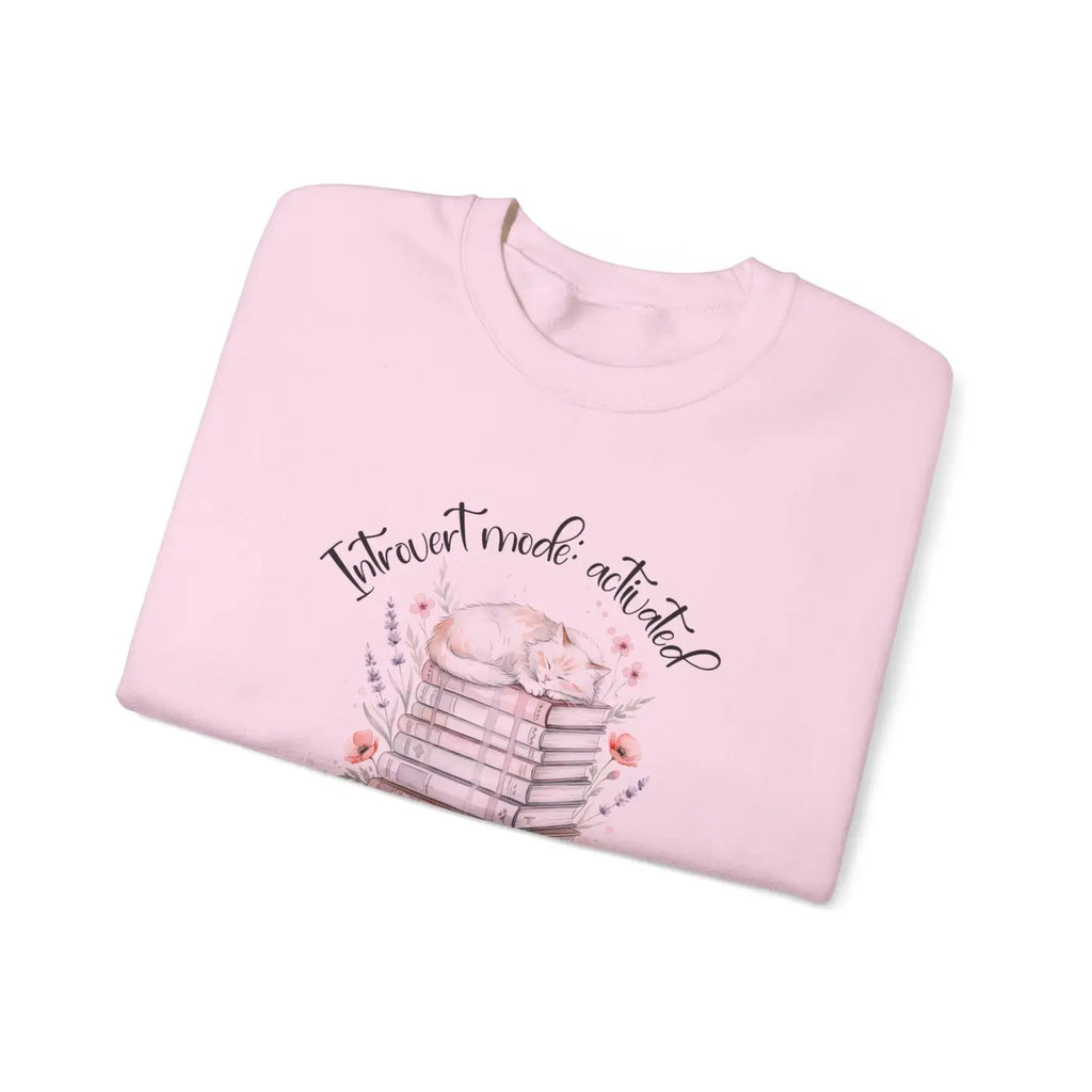 Cozy Reading Vibes Sweatshirt - Books Graphic Tubular Knit - DipaliZ
