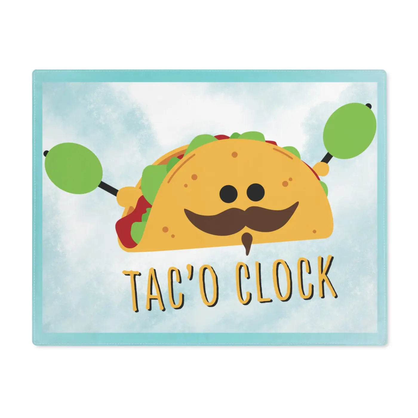 Tac'o Clock Placemat - Bold Dining Style - DipaliZ