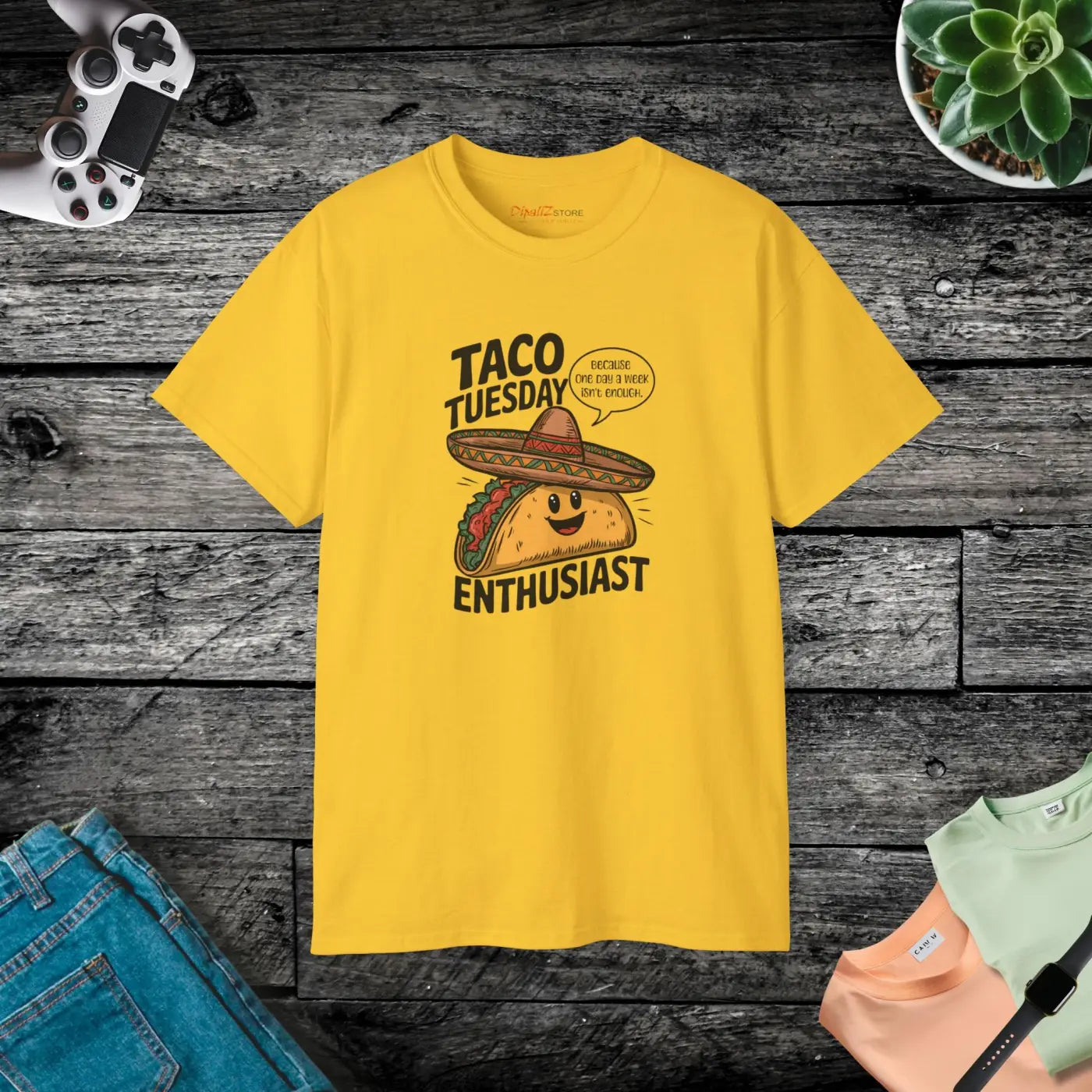 Taco Tuesday Vibes T-Shirt - Celebrate Taco Tuesday - DipaliZ