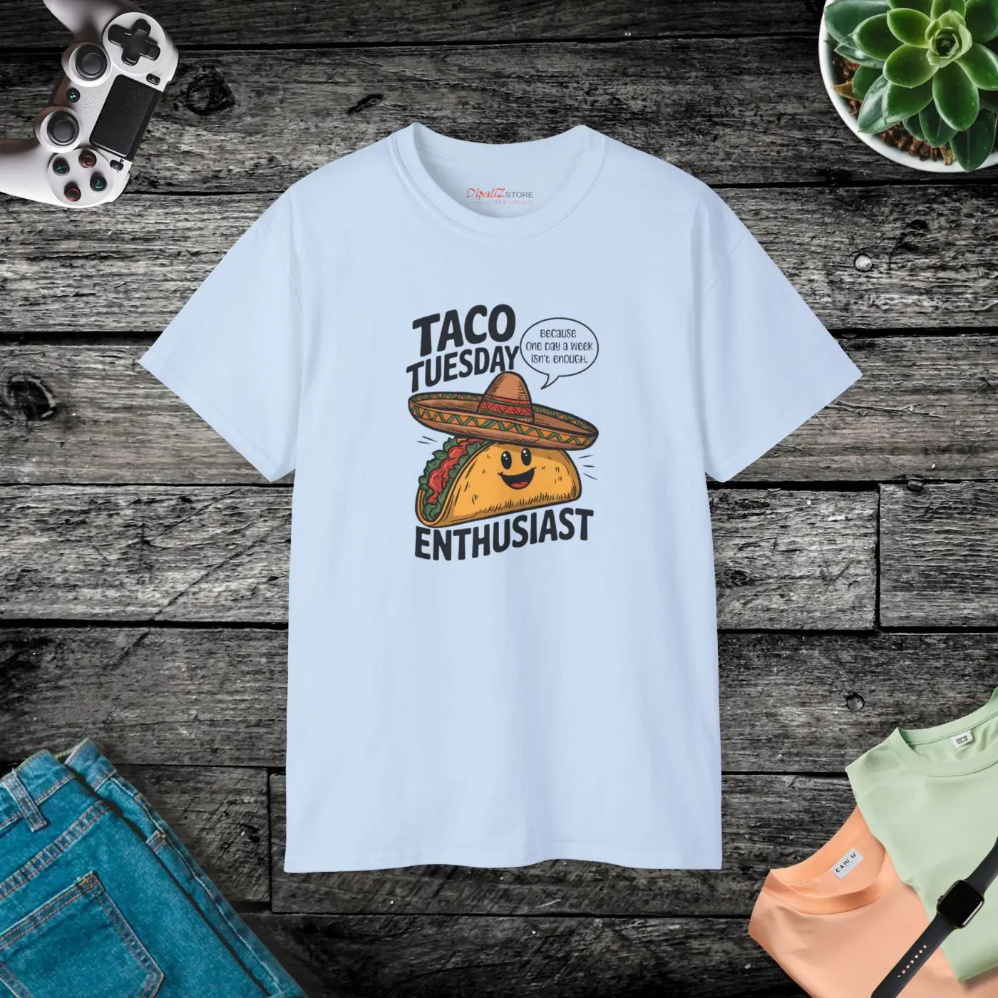 Taco Tuesday Vibes T-Shirt - Celebrate Taco Tuesday - DipaliZ