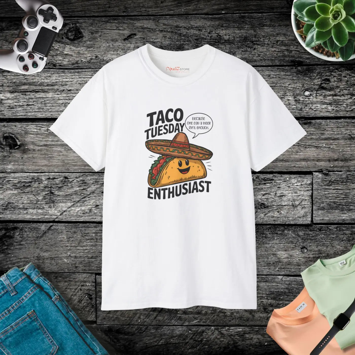 Taco Tuesday Vibes T-Shirt - Celebrate Taco Tuesday - DipaliZ