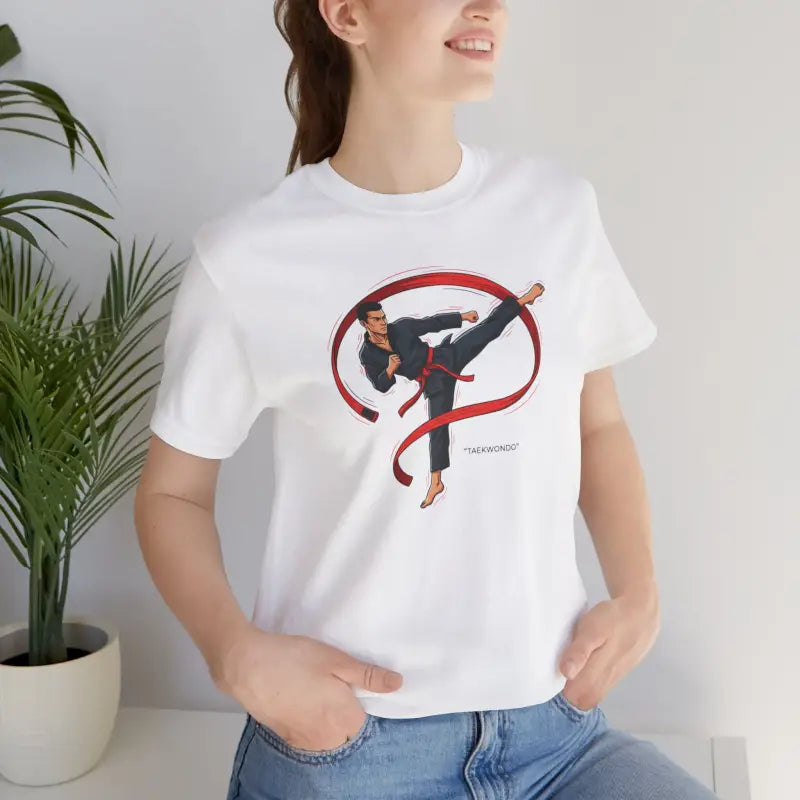 Taekwondo Unisex Jersey Short Sleeve Tee - Fitness - DipaliZ