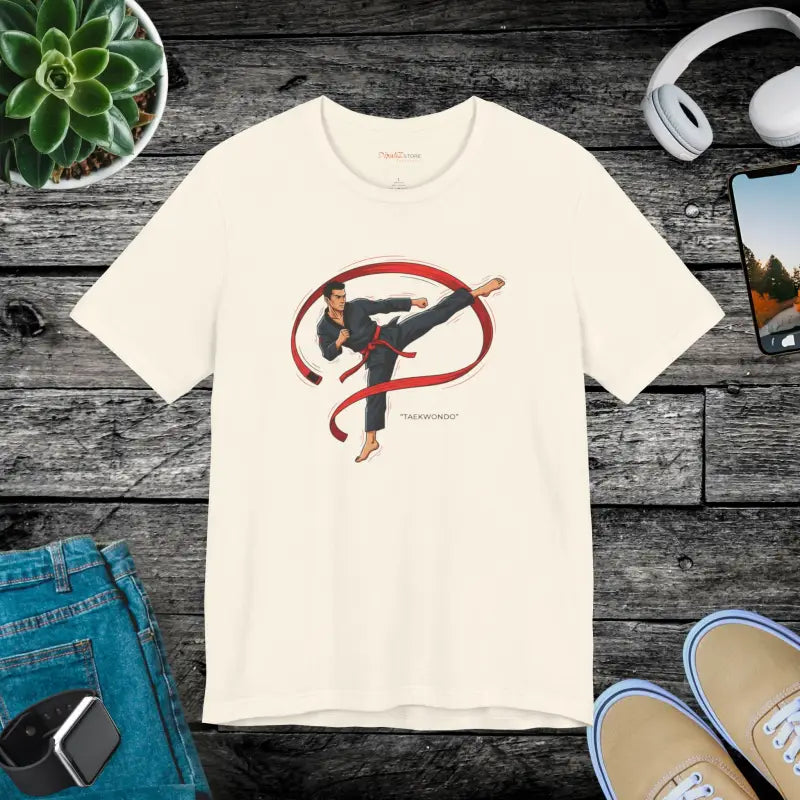 Taekwondo Unisex Jersey Short Sleeve Tee - Fitness - DipaliZ