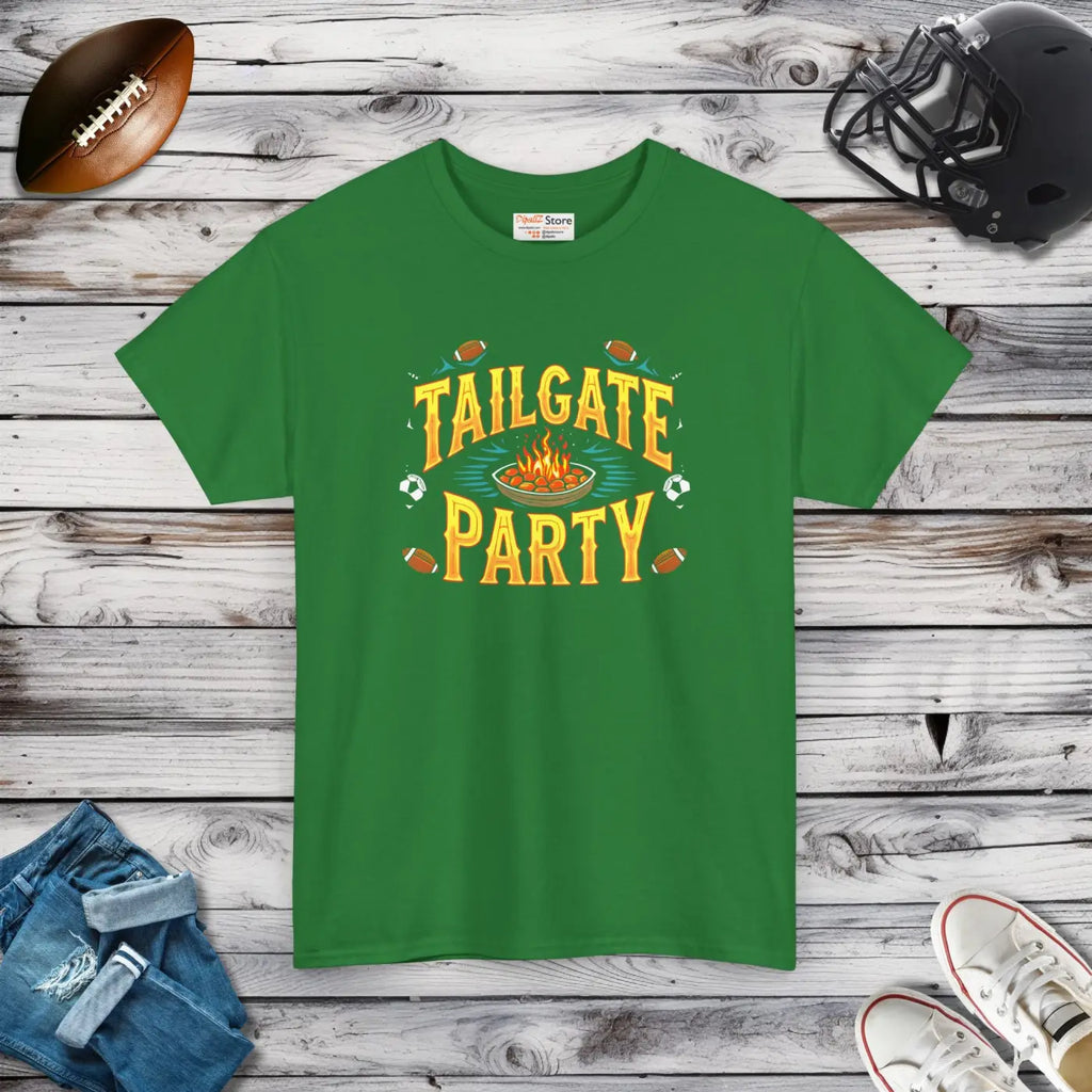 Game Day Heavy Cotton Tee - Tailgate Parties - DipaliZ