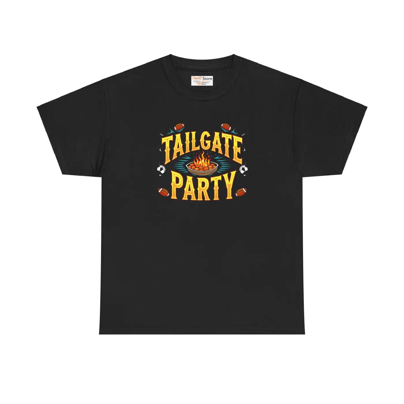 Game Day Heavy Cotton Tee - Tailgate Parties - DipaliZ