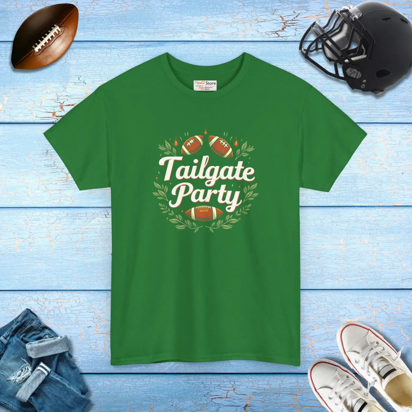 Ultimate Super Football Heavy Cotton Tee - Tailgate Ready - DipaliZ