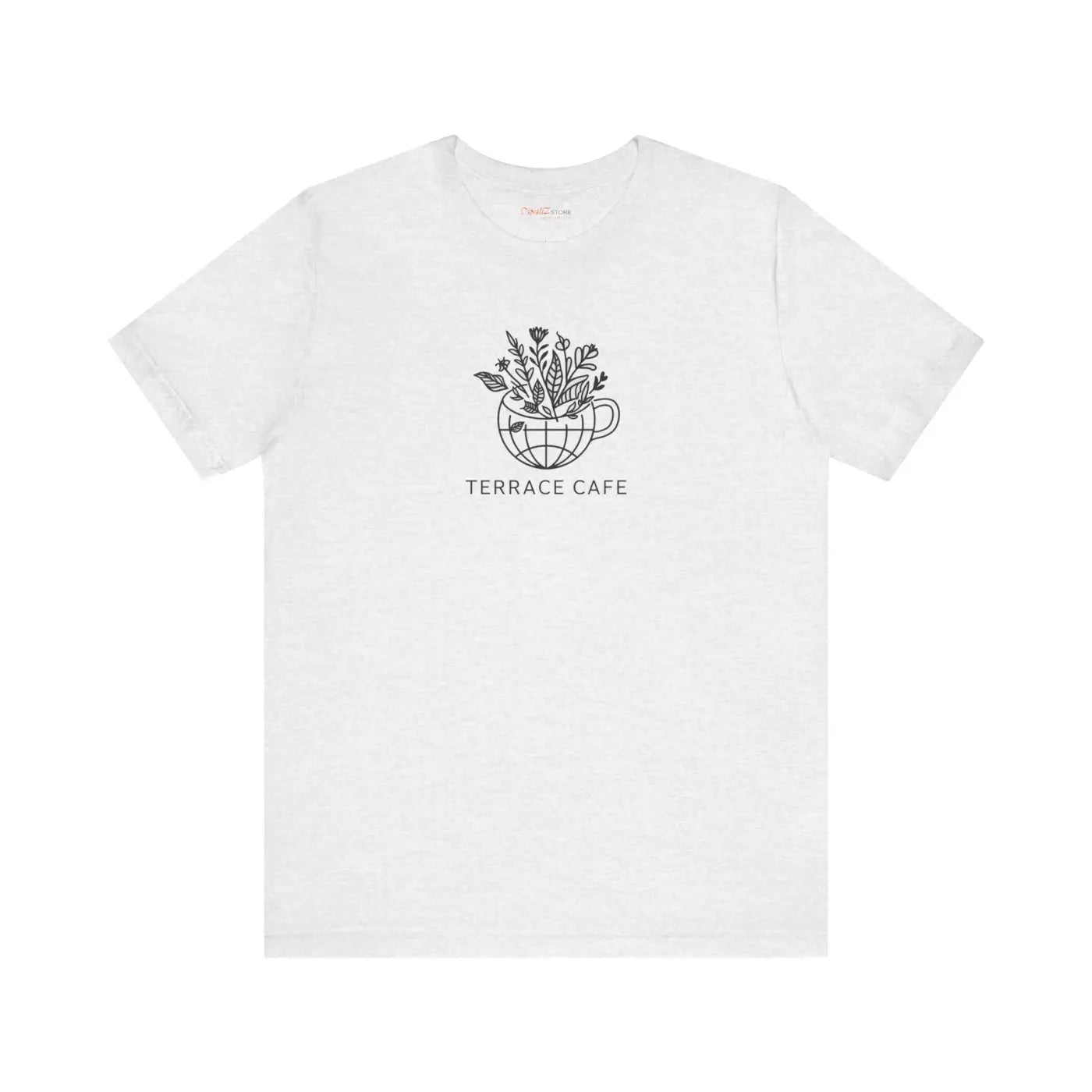 Terrace Cafe Unisex Jersey Short Sleeve Tee - Soft Cotton - DipaliZ