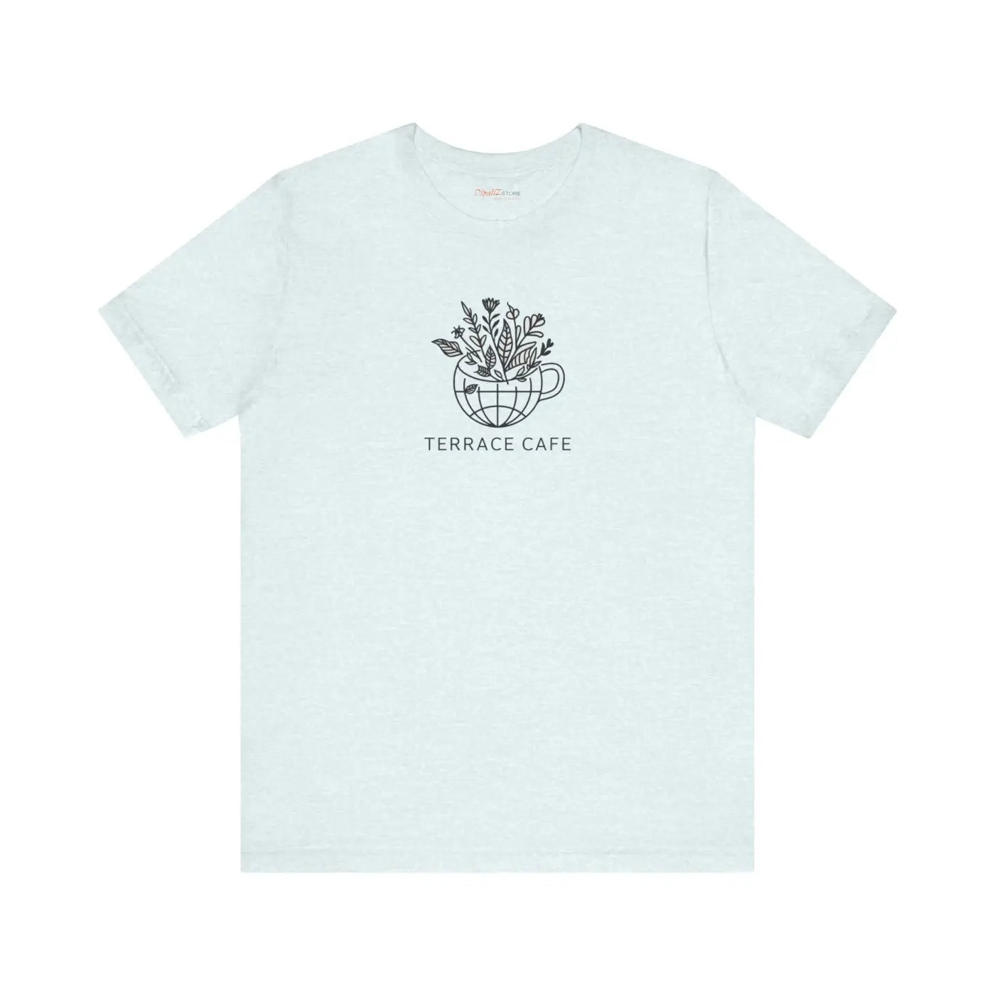 Terrace Cafe Unisex Jersey Short Sleeve Tee - Soft Cotton - DipaliZ