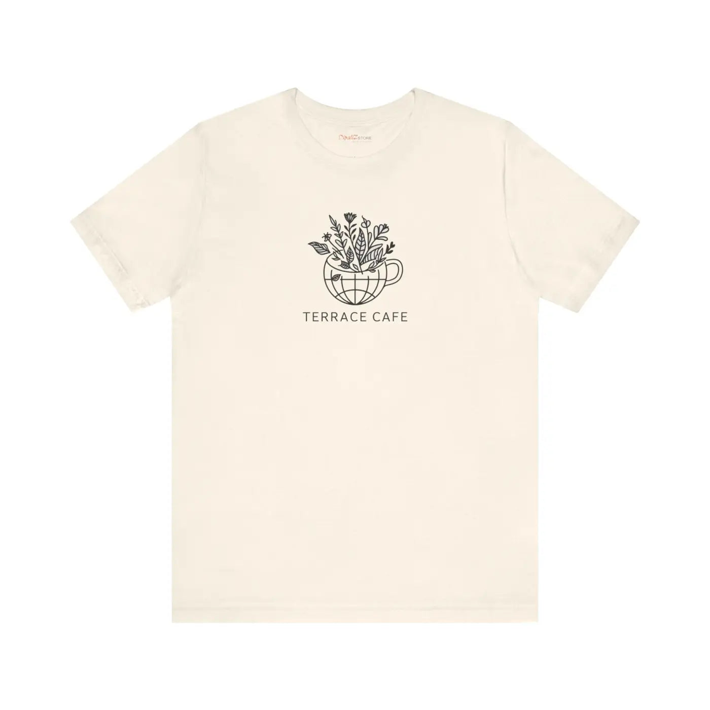 Terrace Cafe Unisex Jersey Short Sleeve Tee - Soft Cotton - DipaliZ