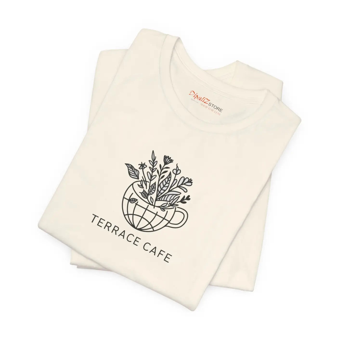 Terrace Cafe Unisex Jersey Short Sleeve Tee - Soft Cotton - DipaliZ