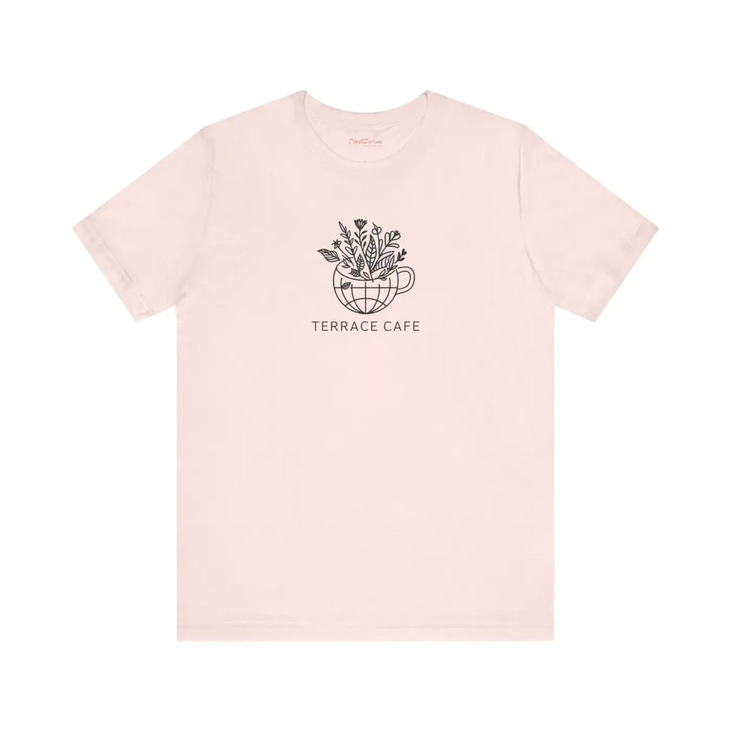 Terrace Cafe Unisex Jersey Short Sleeve Tee - Soft Cotton - DipaliZ