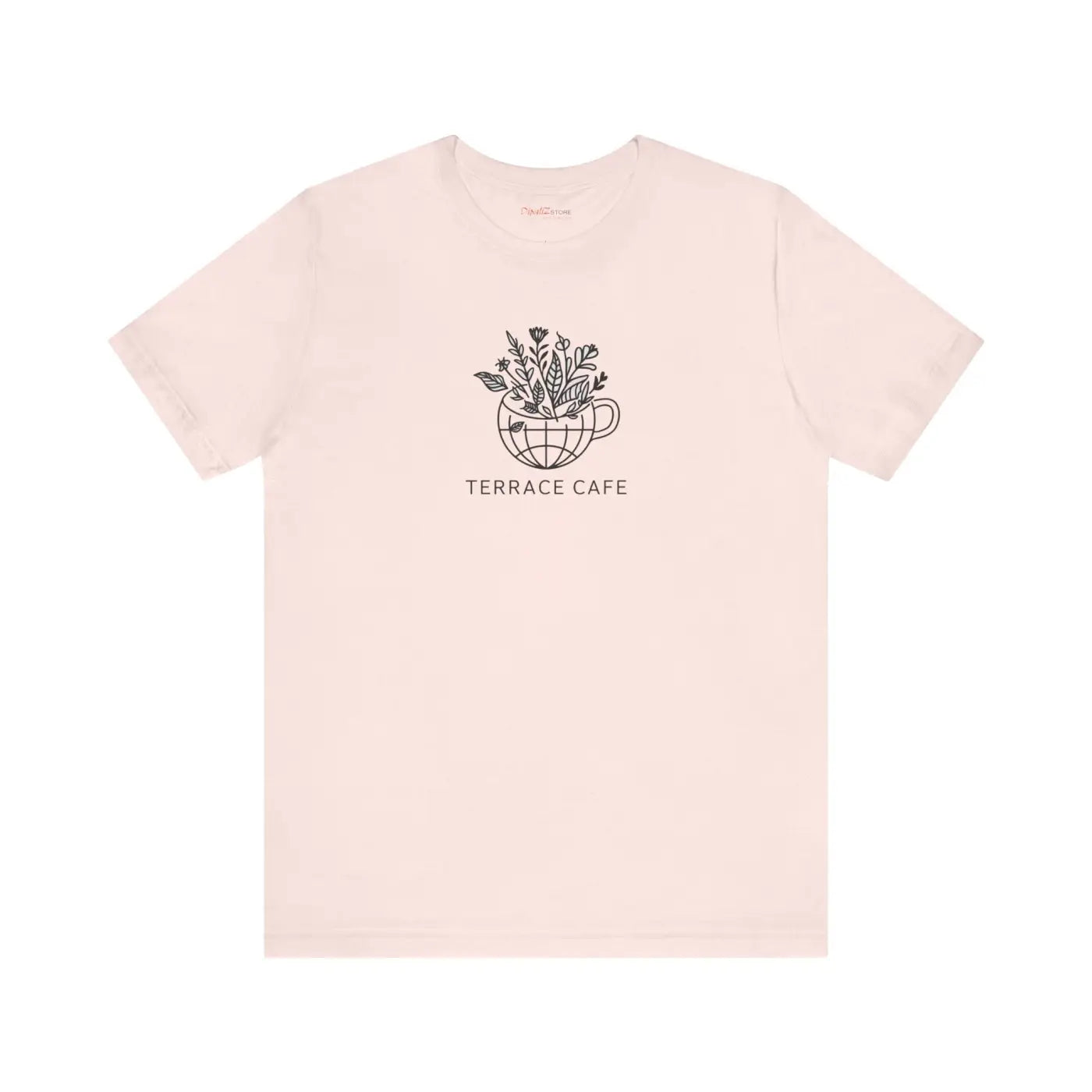 Terrace Cafe Unisex Jersey Short Sleeve Tee - Soft Cotton - DipaliZ