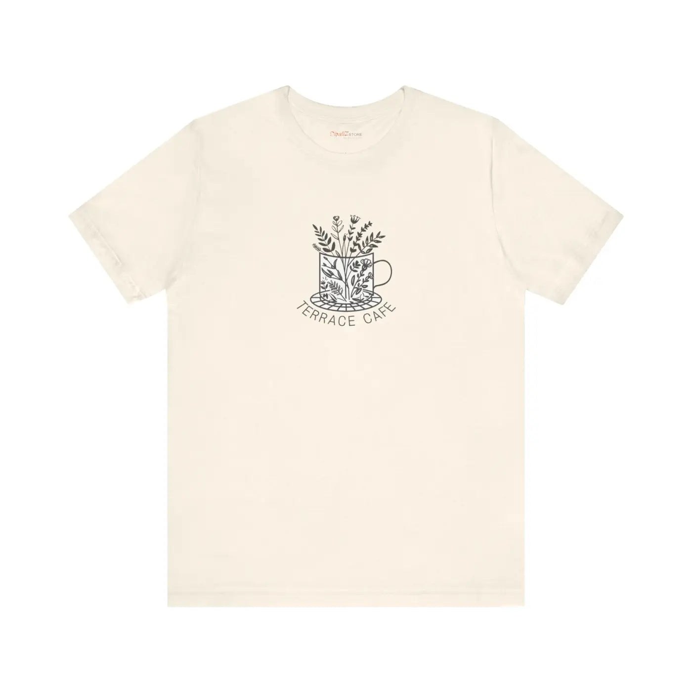 Terrace Cafe Unisex Jersey Short Sleeve Tee - Soft Cotton - DipaliZ