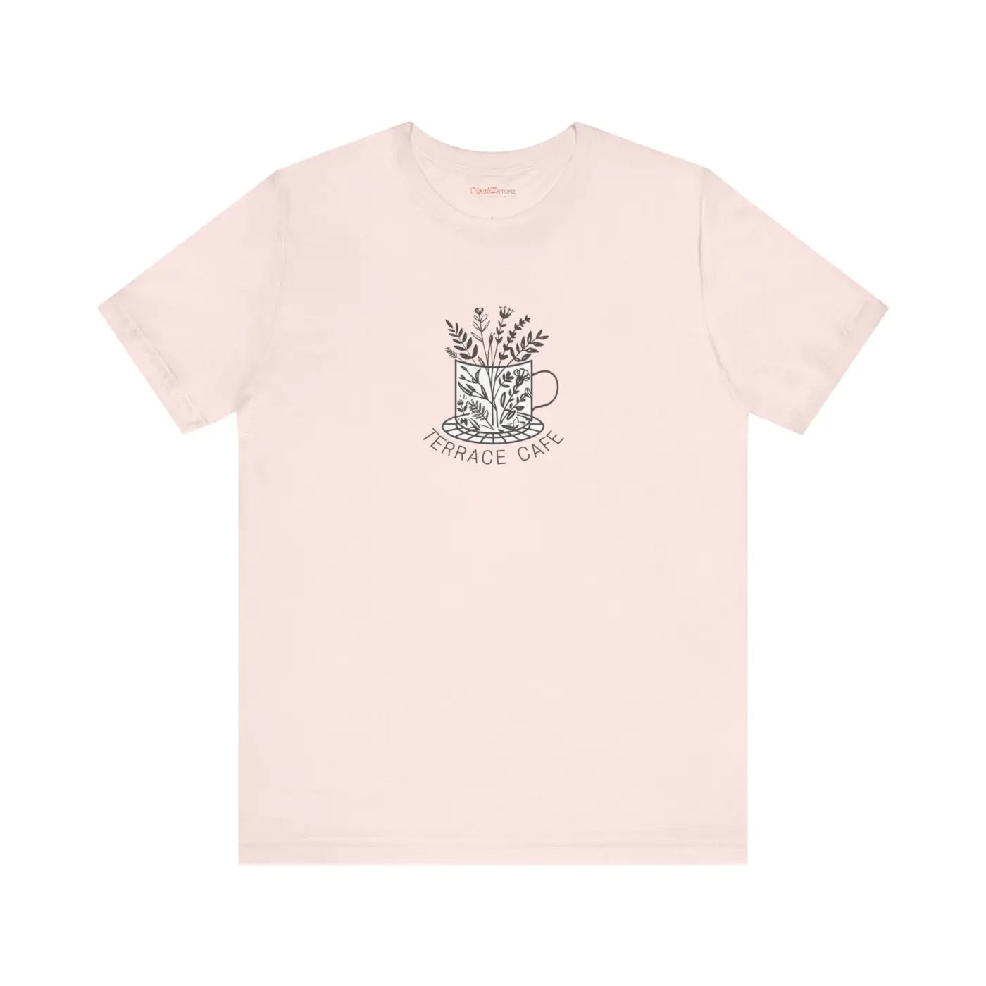 Terrace Cafe Unisex Jersey Short Sleeve Tee - Soft Cotton - DipaliZ