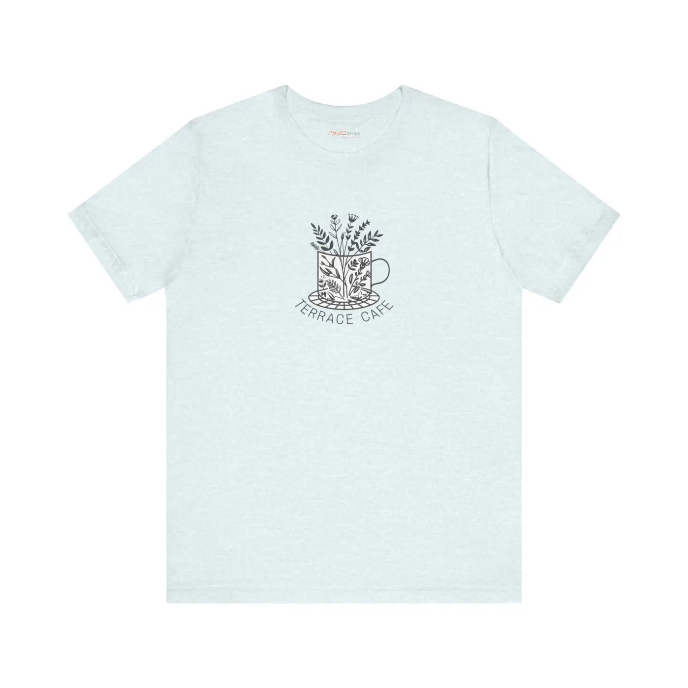 Terrace Cafe Unisex Jersey Short Sleeve Tee - Soft Cotton - DipaliZ