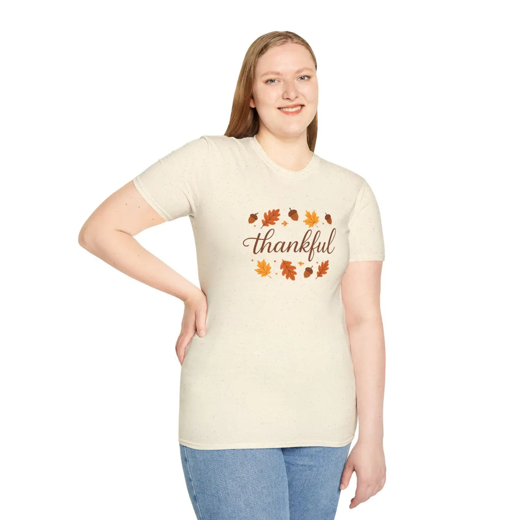 Thankful Autumn Tee - Cozy Fall Fashion Gift - DipaliZ
