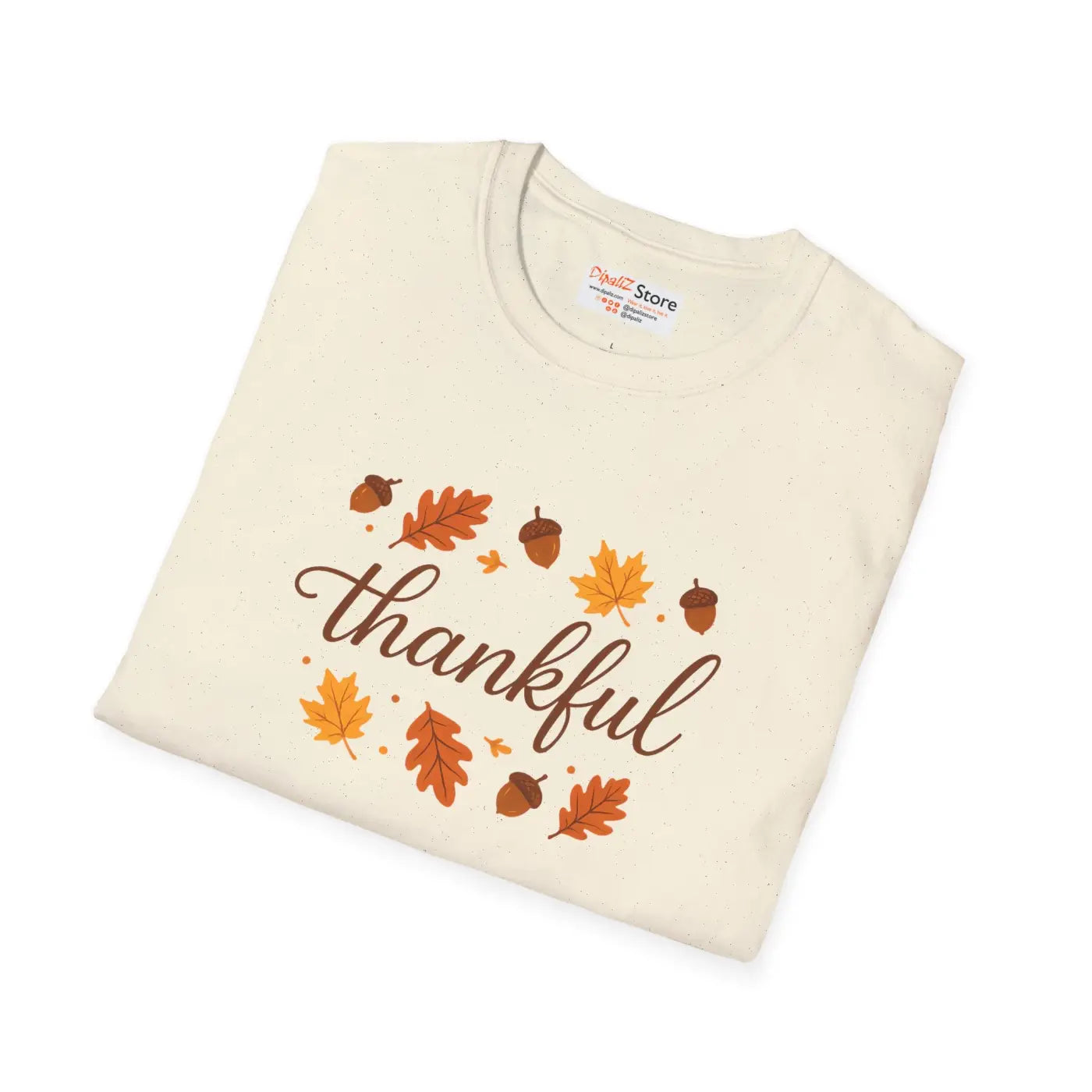 Thankful Autumn Tee - Cozy Fall Fashion Gift - DipaliZ
