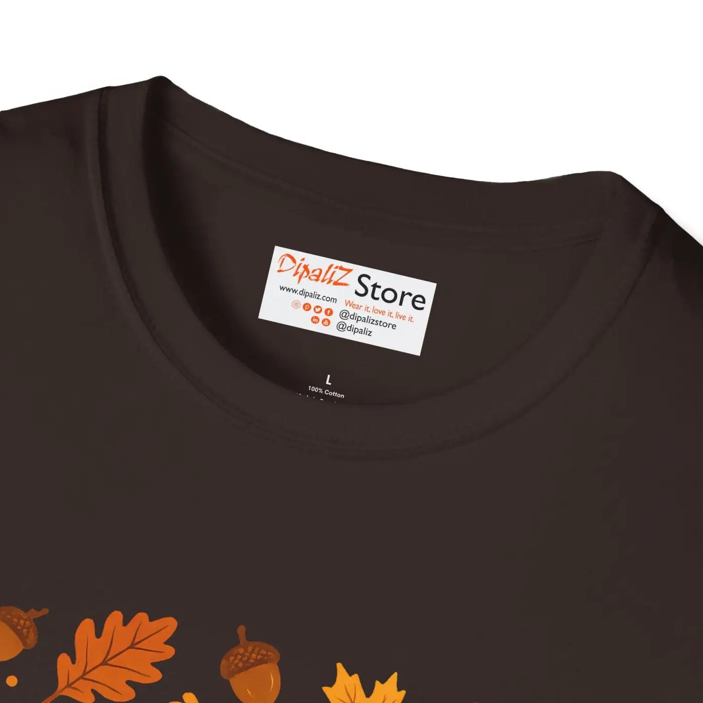 Thankful Autumn Tee - Cozy Fall Fashion Gift - DipaliZ