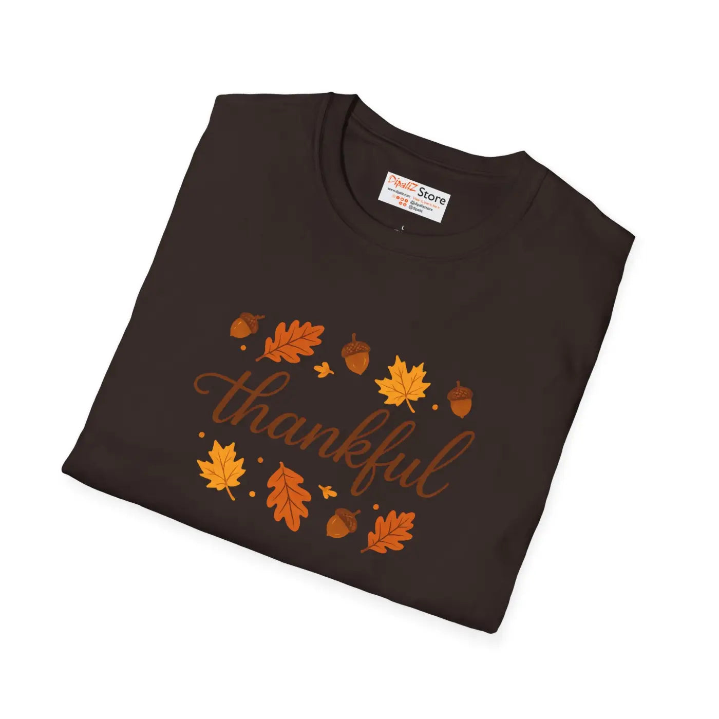 Thankful Autumn Tee - Cozy Fall Fashion Gift - DipaliZ