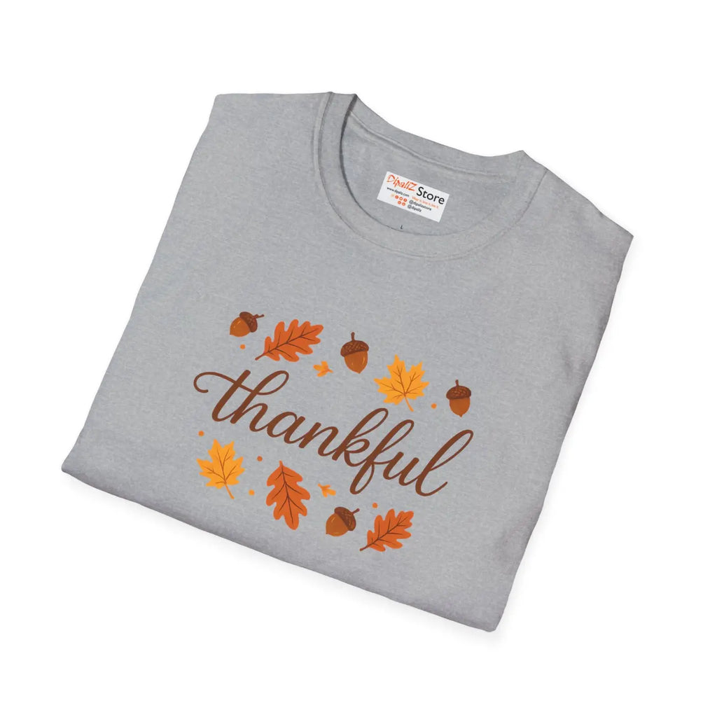 Thankful Autumn Tee - Cozy Fall Fashion Gift - DipaliZ