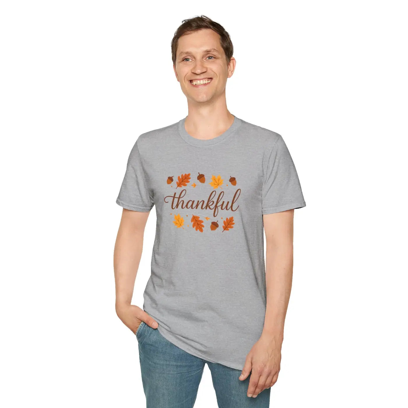 Thankful Autumn Tee - Cozy Fall Fashion Gift - DipaliZ