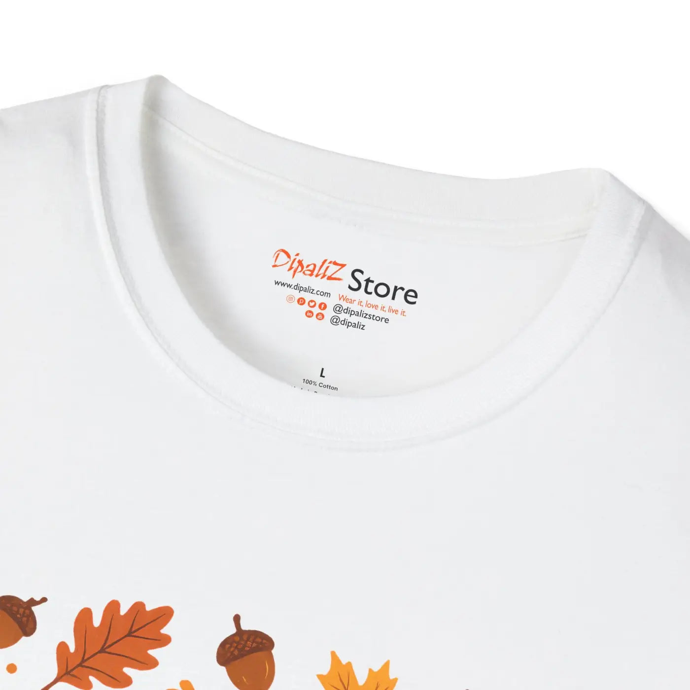 Thankful Autumn Tee - Cozy Fall Fashion Gift - DipaliZ