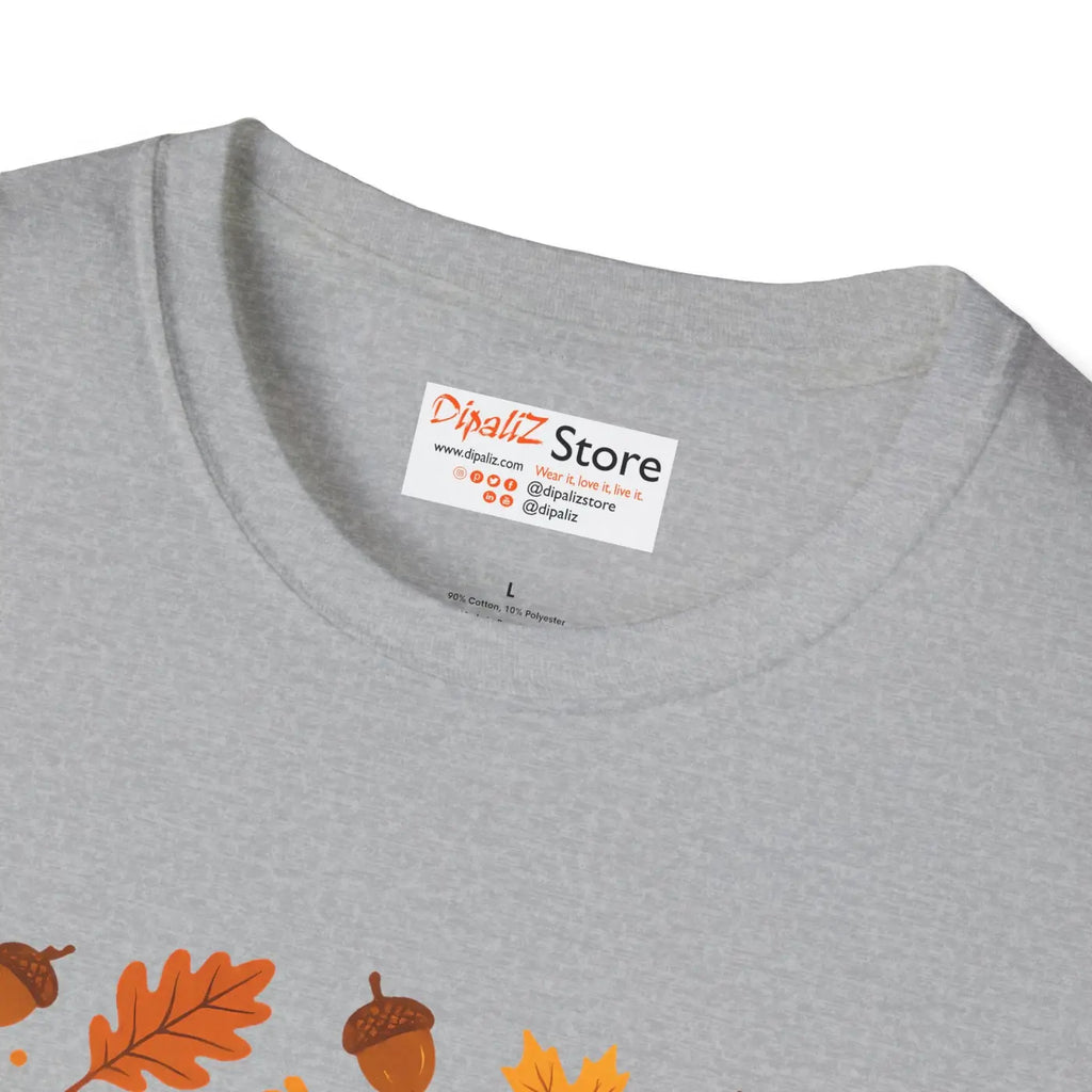 Thankful Autumn Tee - Cozy Fall Fashion Gift - DipaliZ