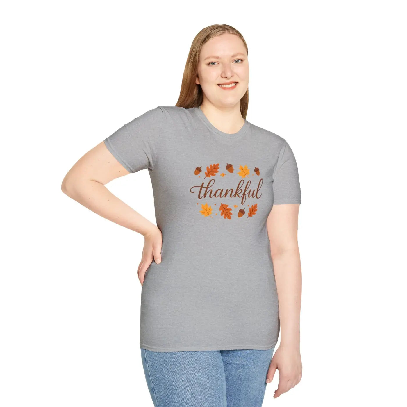Thankful Autumn Tee - Cozy Fall Fashion Gift - DipaliZ