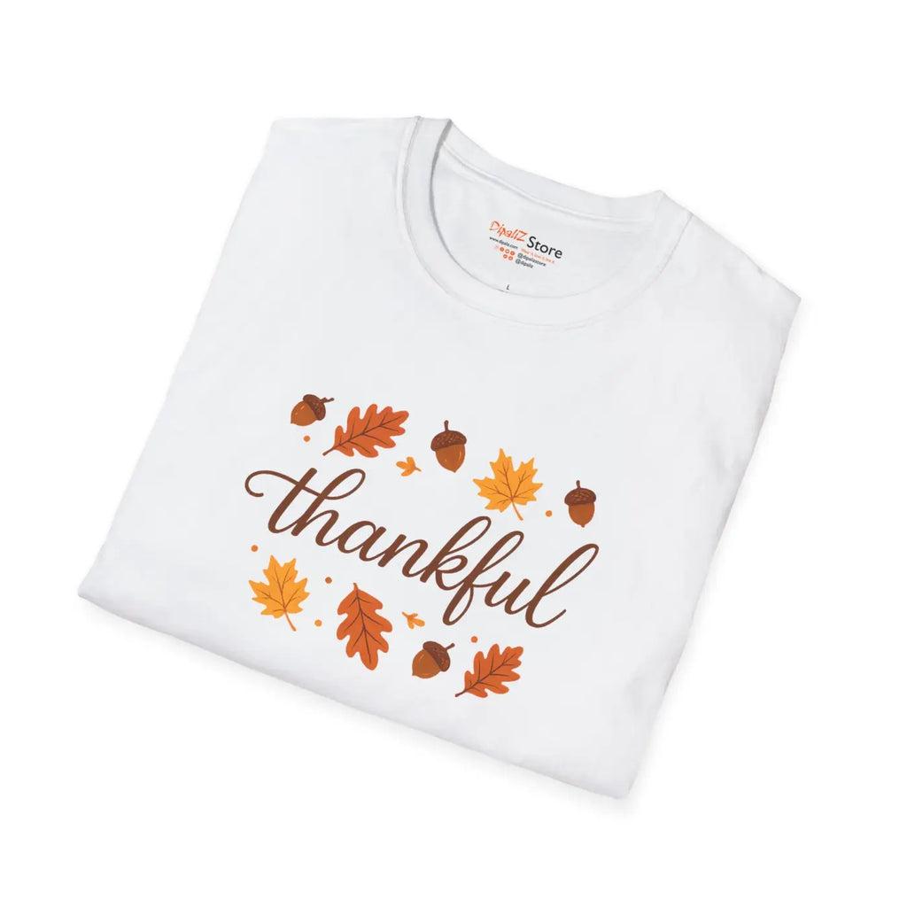 Thankful Autumn Tee - Cozy Fall Fashion Gift - DipaliZ