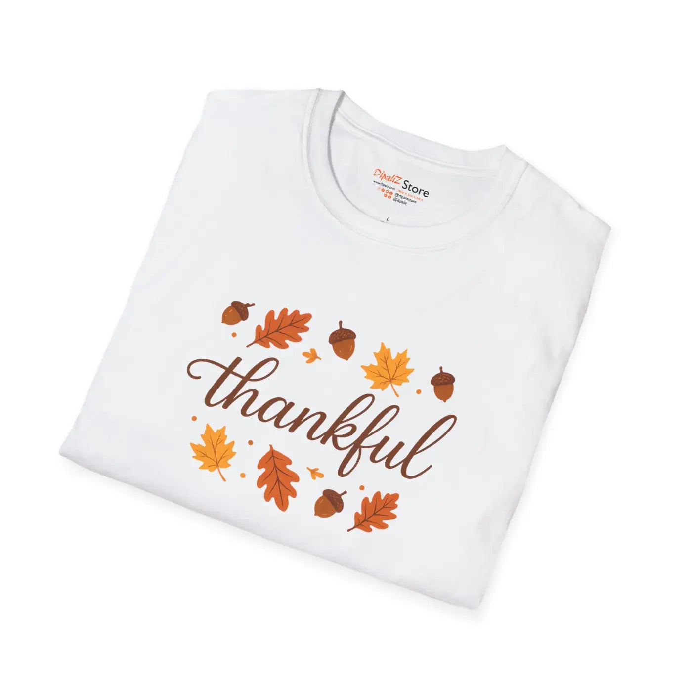 Thankful Autumn Tee - Cozy Fall Fashion Gift - DipaliZ