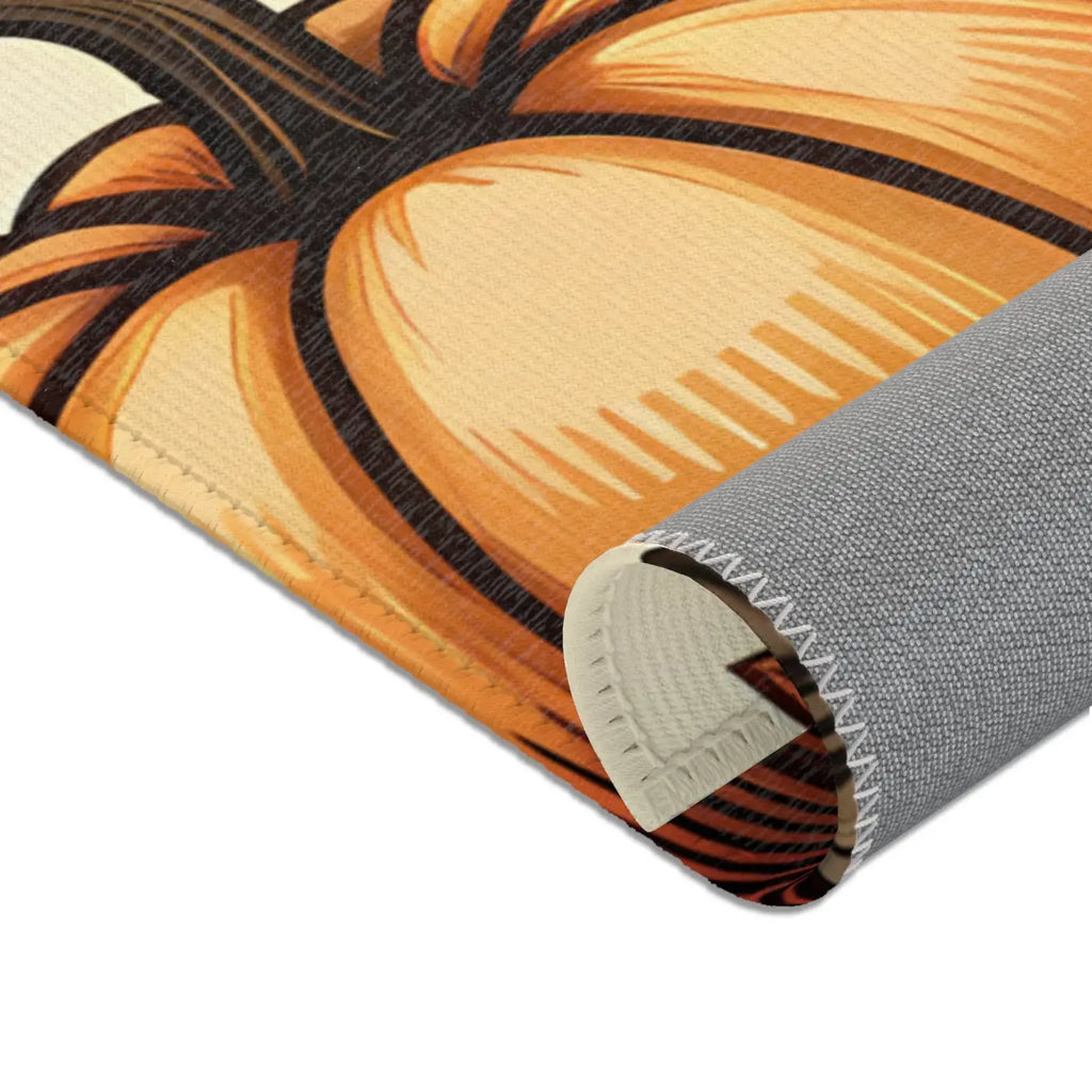 Pumpkin Rugs - Chenille Thanksgiving Decor - DipaliZ
