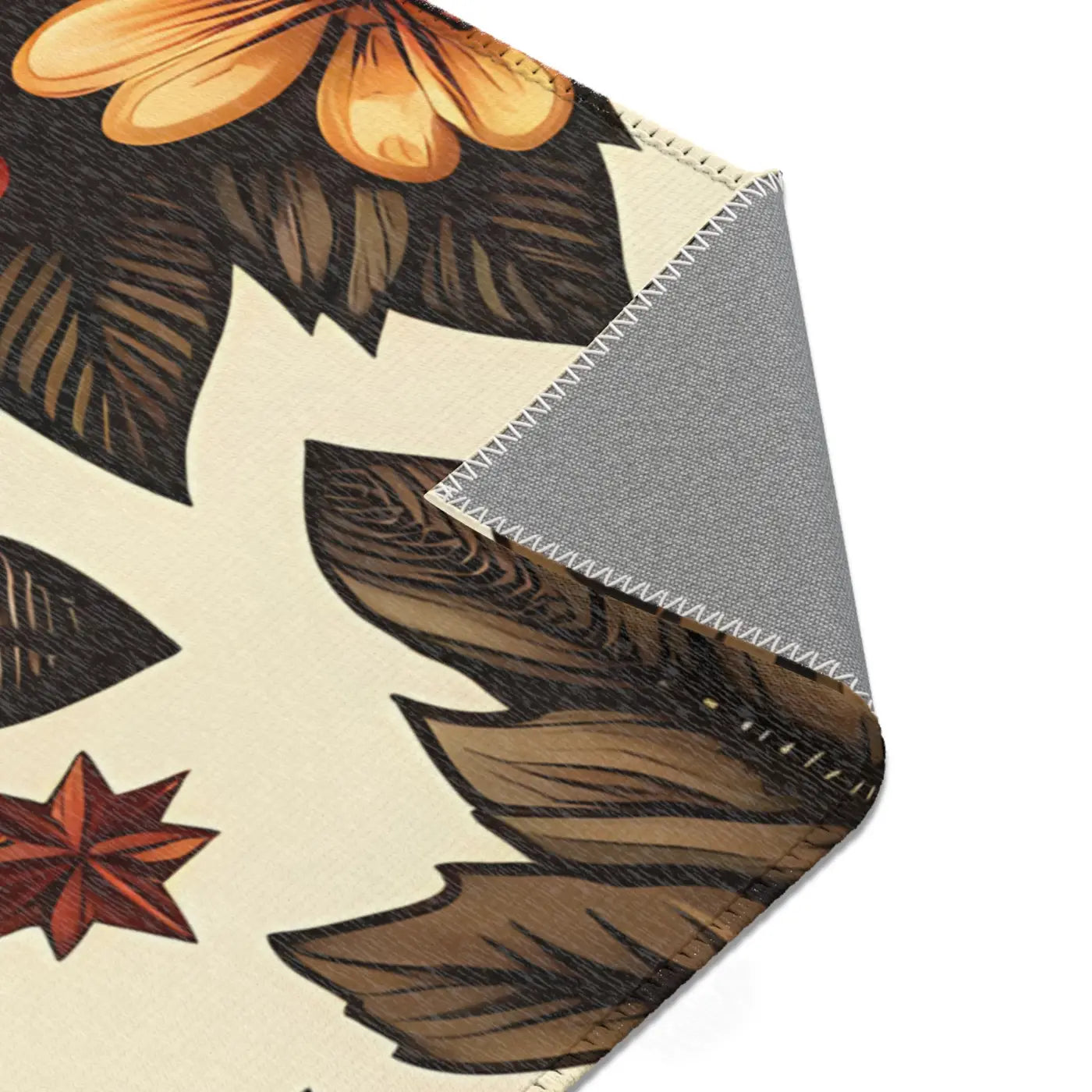Pumpkin Rugs - Chenille Thanksgiving Decor - DipaliZ