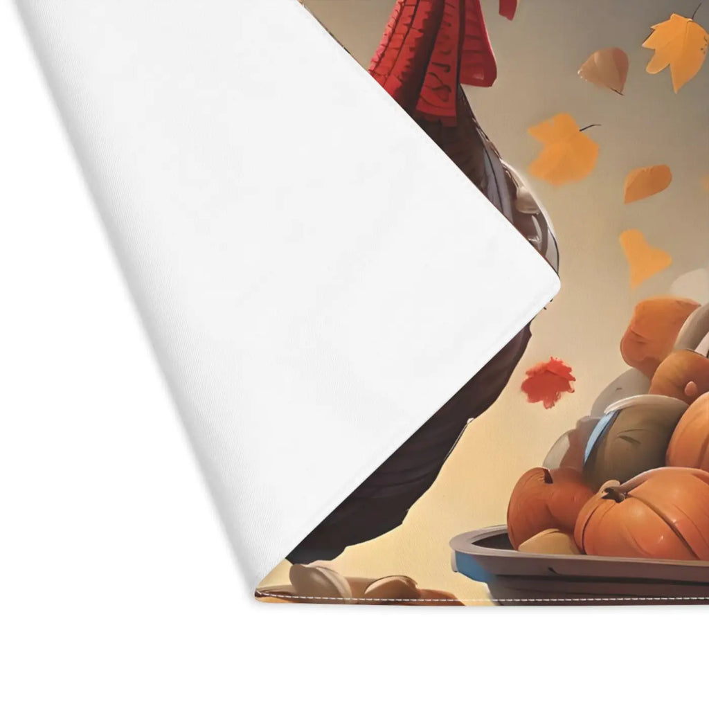 Cotton Placemat - Thanksgiving Turkey Design for Fall - DipaliZ