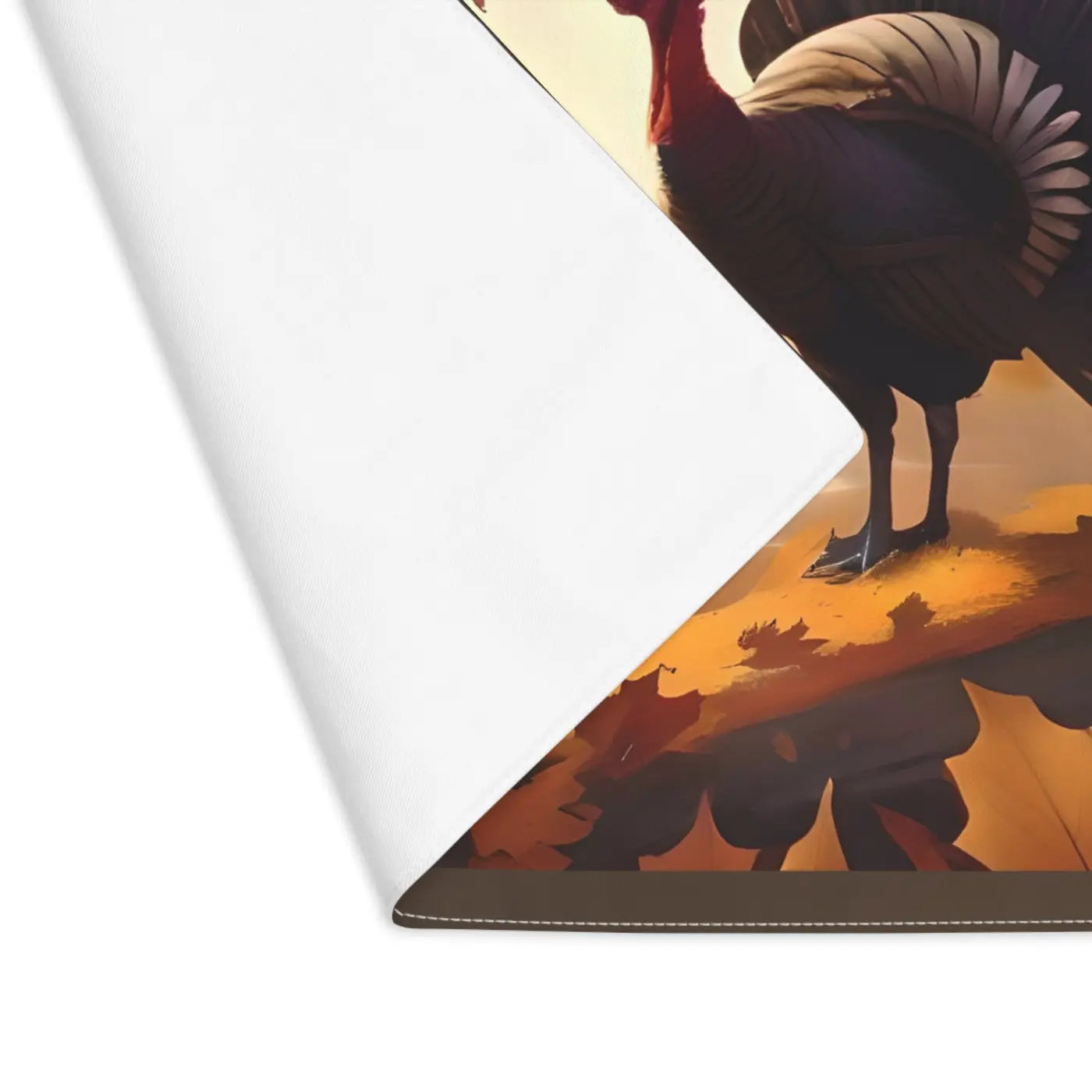 Thanksgiving Turkey Cotton Placemat - Autumn Table Decor - DipaliZ