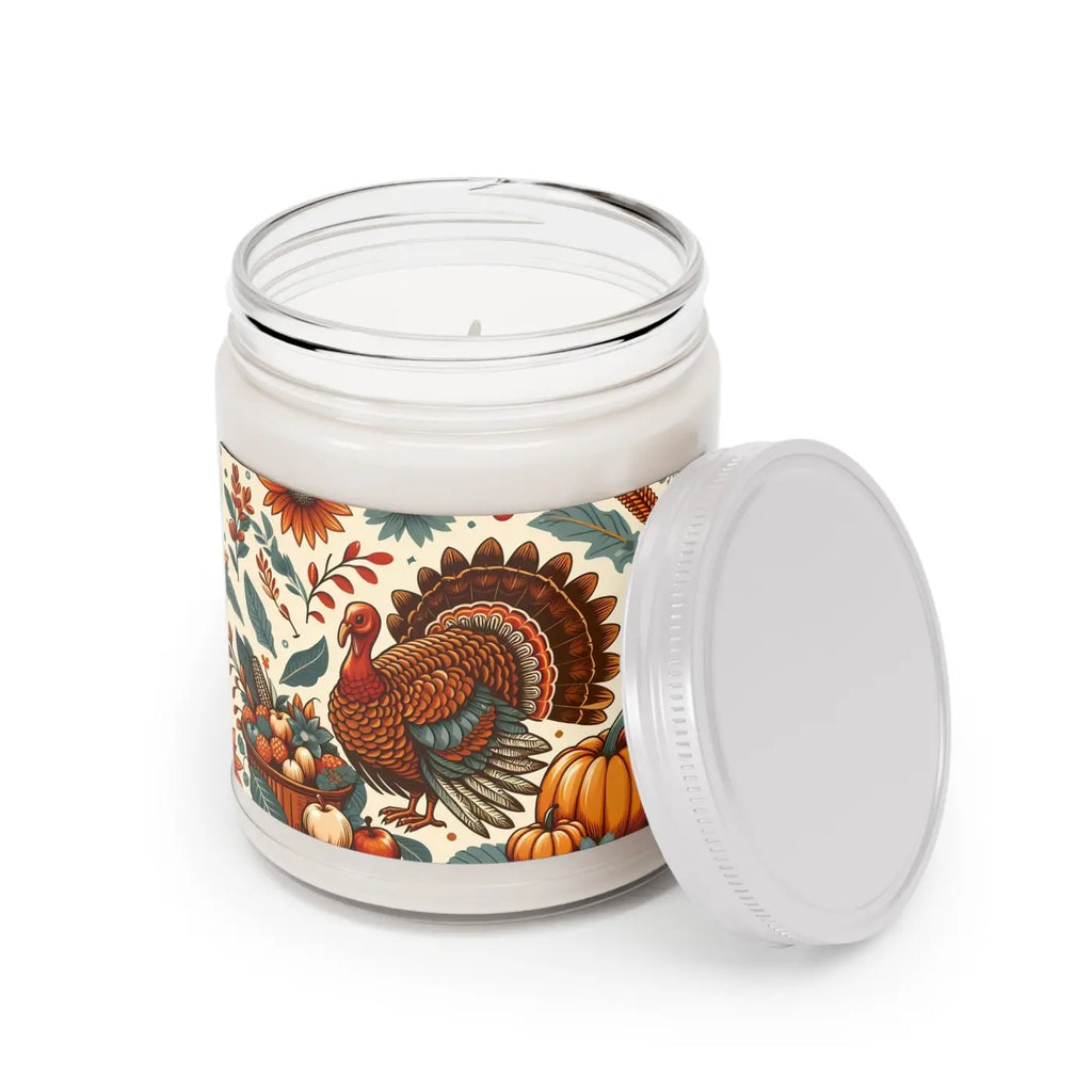 Turkey Soy Candle - Thanksgiving Themed Soy Wax Blend - DipaliZ