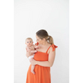 The Day Dress with Tied Straps and Smocked Bodice