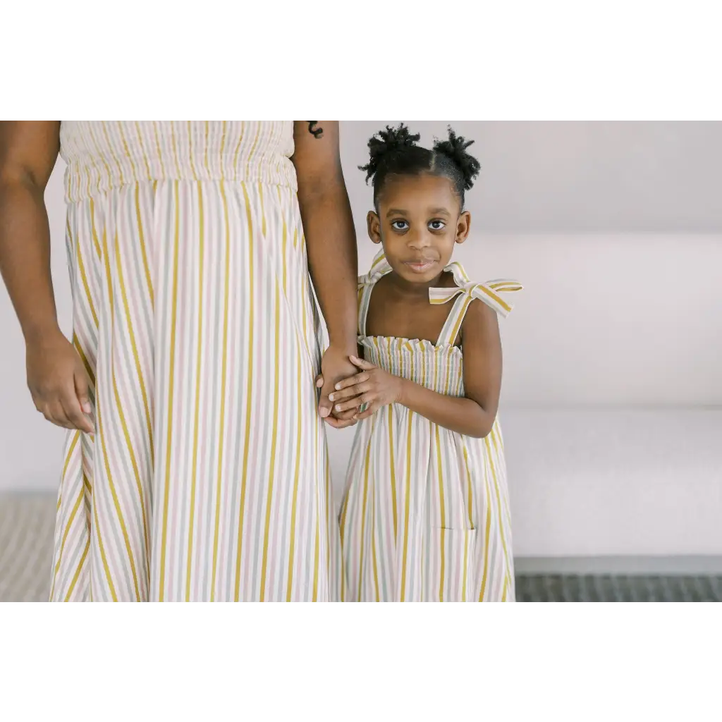 The Day Dress in Multi-Stripe