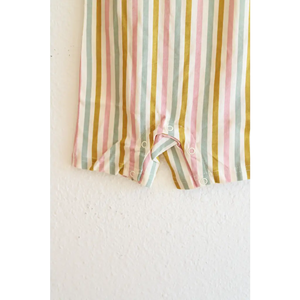 Adorable Super Soft Organic Cotton Henley Romper for Babies