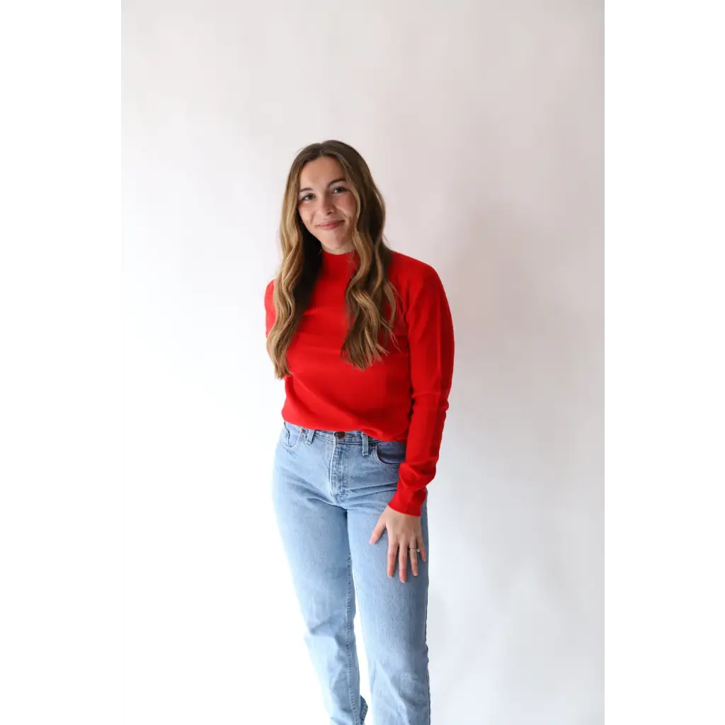 The Sherry Mockneck Sweater