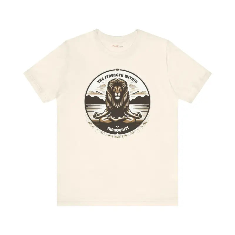 Yoga Unisex Jersey Cotton Tee - Lion Energy Style - DipaliZ