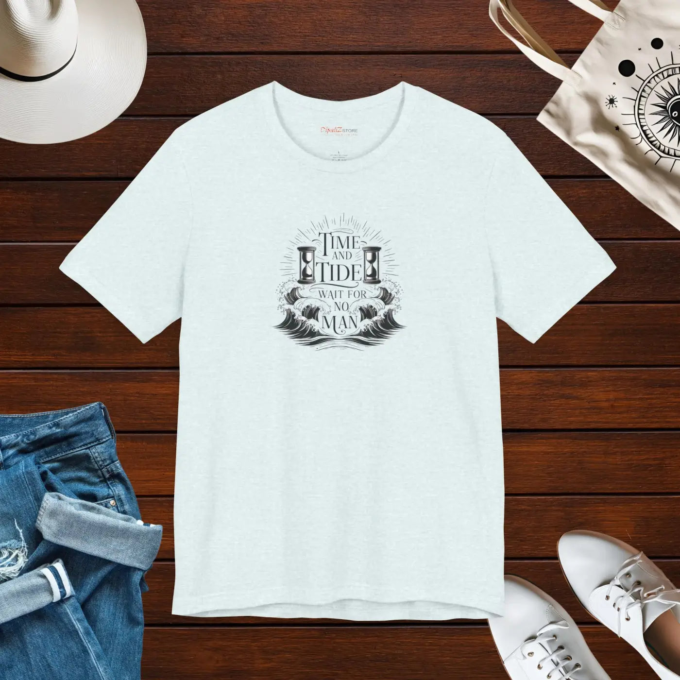 Classic Unisex Jersey Short Sleeve Tee - Soft Cotton - DipaliZ