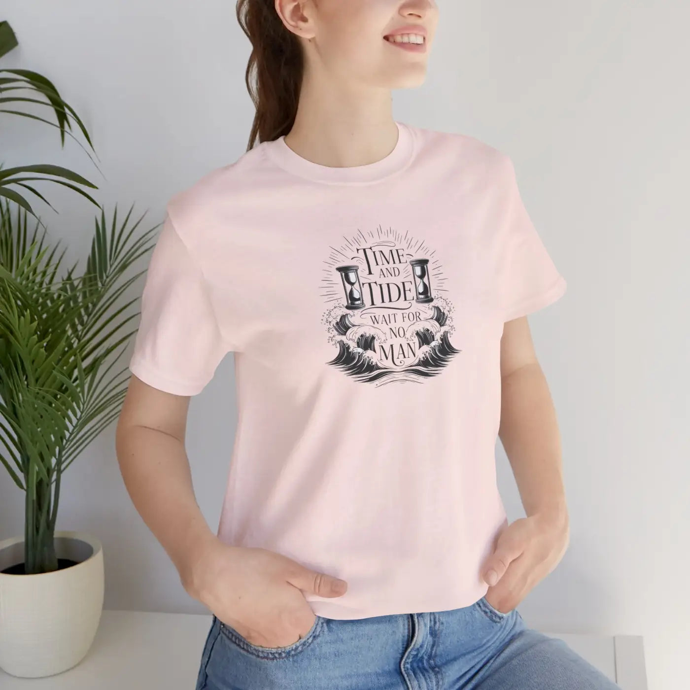 Classic Unisex Jersey Short Sleeve Tee - Soft Cotton - DipaliZ